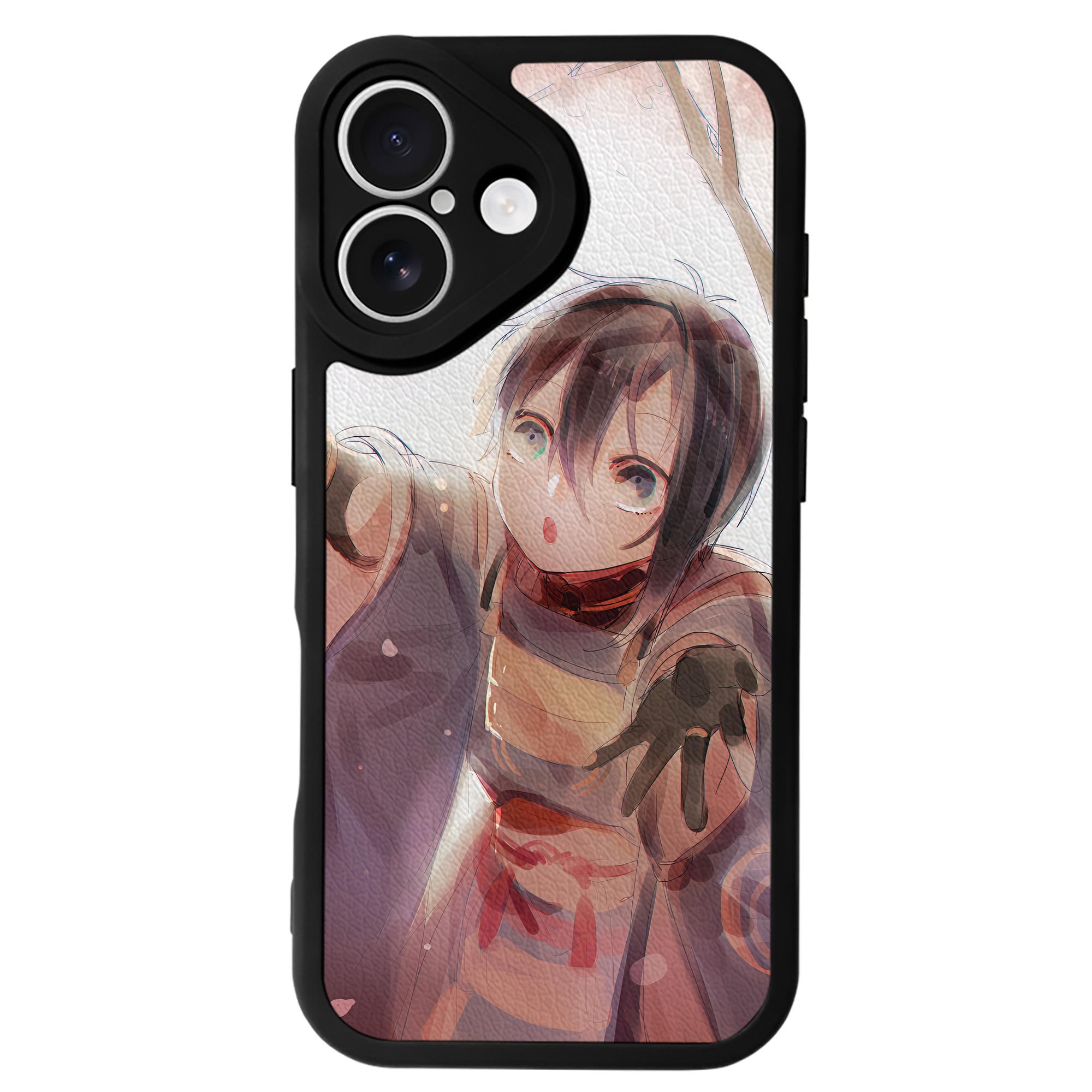 （画像用） 刀剣乱舞 Touken Ranbu 【iPhone 16シリーズ対応】シリコンスマホケース（レザー調） 材質：シリコン